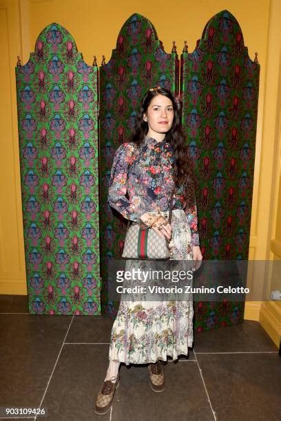 Jayde Fish attends Gucci Garden Opening on January 9